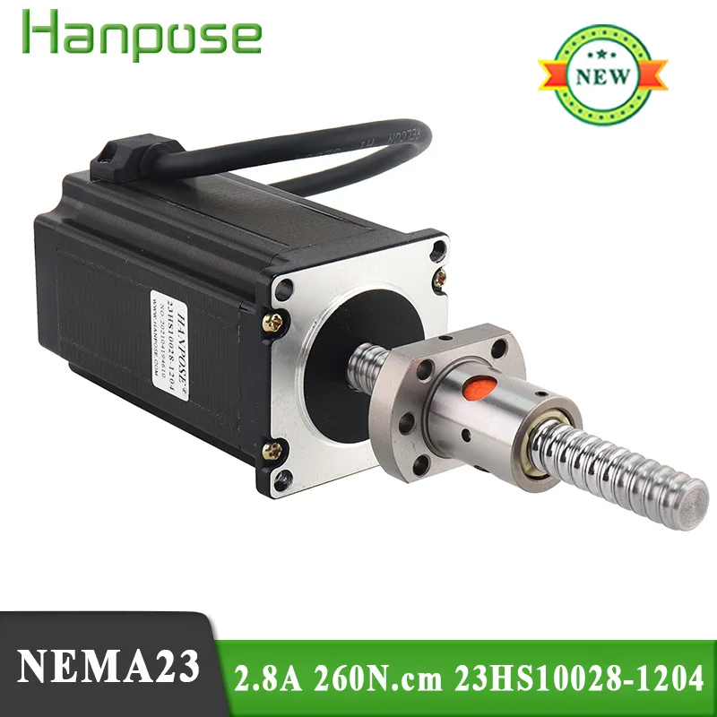 5PCS 23HS10028-SFU1204 Nema23 Stepper Motor 260N.cm 2.8A 200mm for 3D printer screw ball high speed Nema 23 ballscrew motor
5PCS 23HS10028-SFU1204 Nema23 Stepper Motor 260N.cm 2.8A 200mm for 3D printer screw ball high speed Nema 23 ballscrew motor