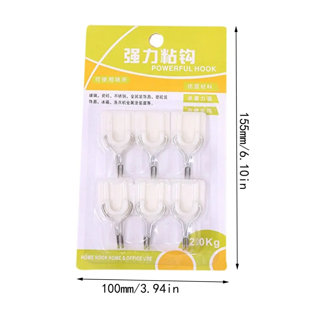 6pcs Plastic Hook White Coat Hook Kitchen Bathroom Door Behind The Tile Small Hook Wall Mounted Clothes Drying Rack
6pcs Plastic Hook White Coat Hook Kitchen Bathroom Door Behind The Tile Small Hook Wall Mounted Clothes Drying Rack