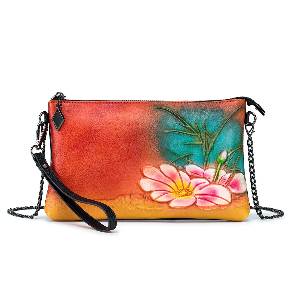 Large Capacity China Style Hand Painted Genuine Cattle Leather Cowhide Women Double Use Single Shoulder Handbag Lady Tour Bag
Large Capacity China Style Hand Painted Genuine Cattle Leather Cowhide Women Double Use Single Shoulder Handbag Lady Tour Bag
