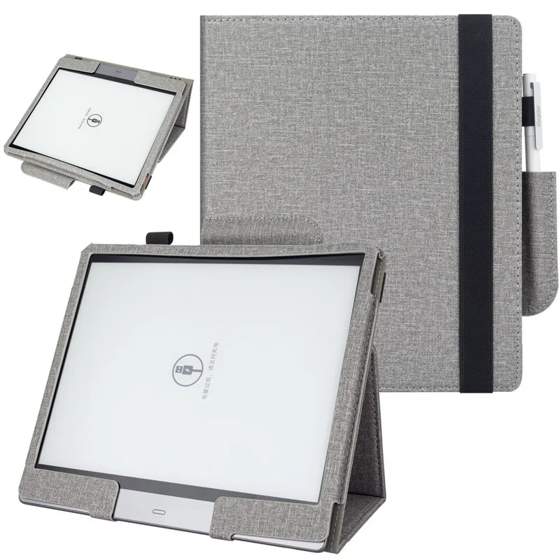 Protective Cover E-book Leather Case for BOOX Note Air 10.3 inch with Pen Holder Hand Rest
Protective Cover E-book Leather Case for BOOX Note Air 10.3 inch with Pen Holder Hand Rest