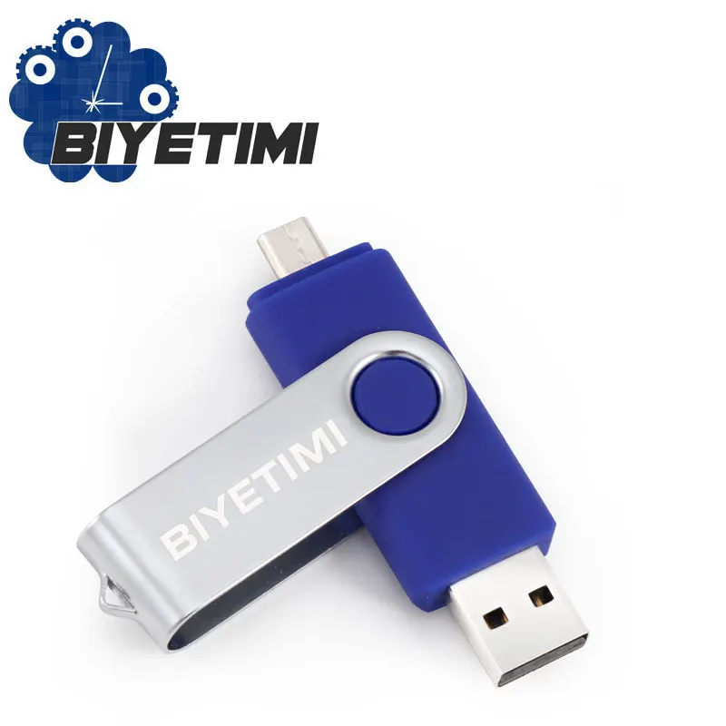 USB флеш накопитель BIYETIMI 128 ГБ на 4 двухсторонний для Android мобильный телефон