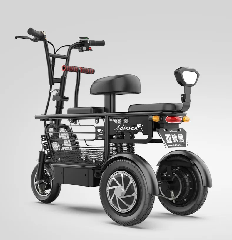 Adult Electric Bicycle 3-Wheel Electric Bicycle 12 "48V Portable Electric Bicycle Detachable Battery
Adult Electric Bicycle 3-Wheel Electric Bicycle 12 "48V Portable Electric Bicycle Detachable Battery