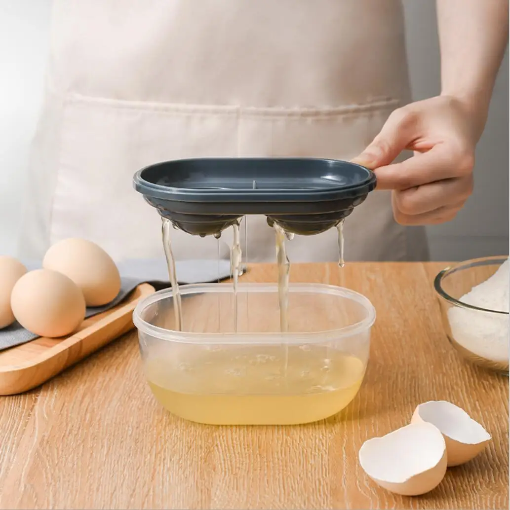 Egg Separator Home Kitchen White Yolk Sifting Chef Dining Cooking Gadget Kitchen Plastic Egg Divider Tools Egg Separator H0175
Egg Separator Home Kitchen White Yolk Sifting Chef Dining Cooking Gadget Kitchen Plastic Egg Divider Tools Egg Separator H0175