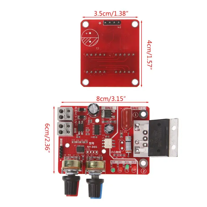 Spot Welder Time Control Board 100A Updating Current Controller with Digital Display
Spot Welder Time Control Board 100A Updating Current Controller with Digital Display
