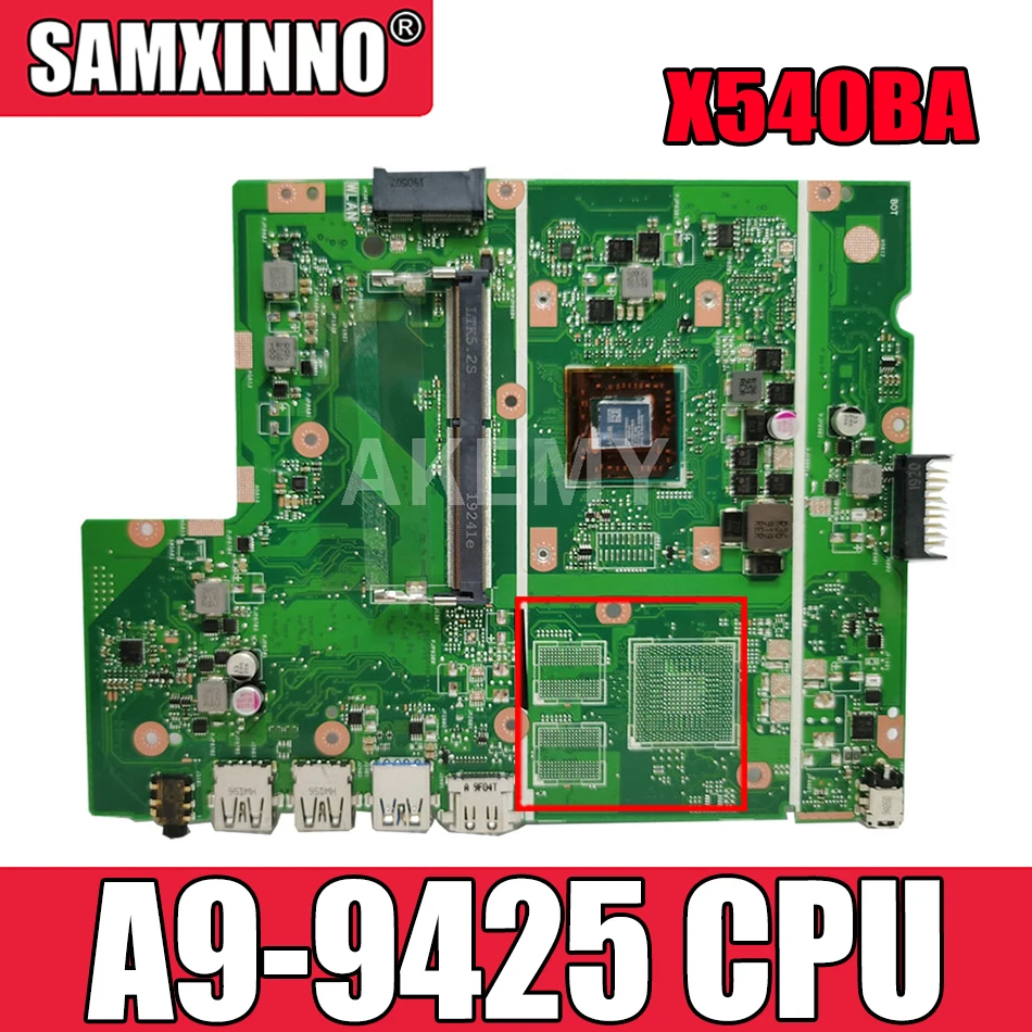 X540BA материнская плата для ноутбука Asus X540BA X540BP X540B F540B A540B лаптоп материнская плата с A9-9425 Процессор
X540BA материнская плата для ноутбука Asus X540BA X540BP X540B F540B A540B лаптоп материнская плата с A9-9425 Процессор