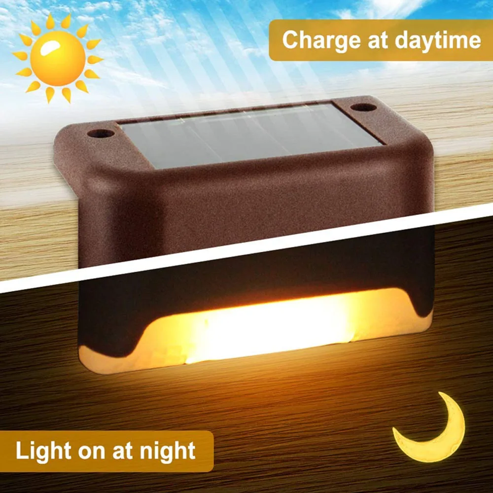 Everso 4/8/12PCS Solar Lights Outdoor Waterproof Led Solar Fence Lamp for Patio Stairs Garden Pathway Step Yard Street Deck Step
Everso 4/8/12PCS Solar Lights Outdoor Waterproof Led Solar Fence Lamp for Patio Stairs Garden Pathway Step Yard Street Deck Step