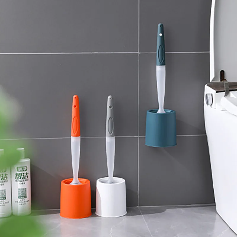 Toilet Brush and Holder Bathroom Storage and Finishing Wall-mounted Toilet Accessories Toilet Brush Long Handle Brush with Base
Toilet Brush and Holder Bathroom Storage and Finishing Wall-mounted Toilet Accessories Toilet Brush Long Handle Brush with Base