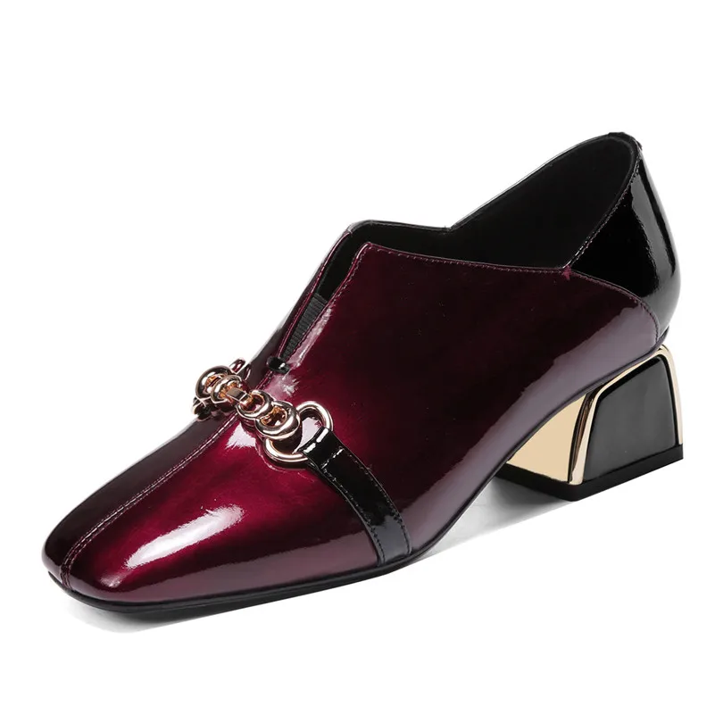 Dilalula Chunky Heels Square Toe Retro Women Pumps 2021 Spring Autumn Genuine Leather Metal Deocration Party Single Shoes Woman
Dilalula Chunky Heels Square Toe Retro Women Pumps 2021 Spring Autumn Genuine Leather Metal Deocration Party Single Shoes Woman