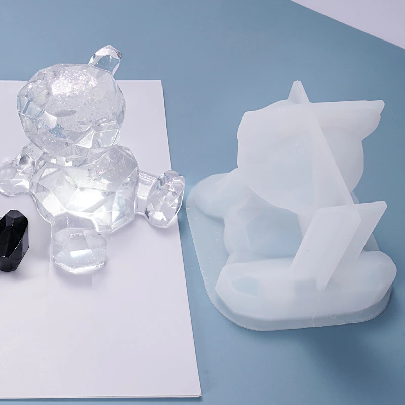 Сделай Сам, эпоксидная смола, форма 3D с геометрическим принтом "медведь" мобильный телефон держатель УФ силиконовая форма для украшения дом...
Сделай Сам, эпоксидная смола, форма 3D с геометрическим принтом "медведь" мобильный телефон держатель УФ силиконовая форма для украшения дом...