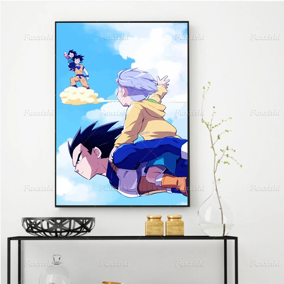 Anime Dragonball Posters Goku Vegeta Painting Abstract Wall Art Prints Canvas Modular Pictures Boy's Living Room Home Decor Gift
Anime Dragonball Posters Goku Vegeta Painting Abstract Wall Art Prints Canvas Modular Pictures Boy's Living Room Home Decor Gift