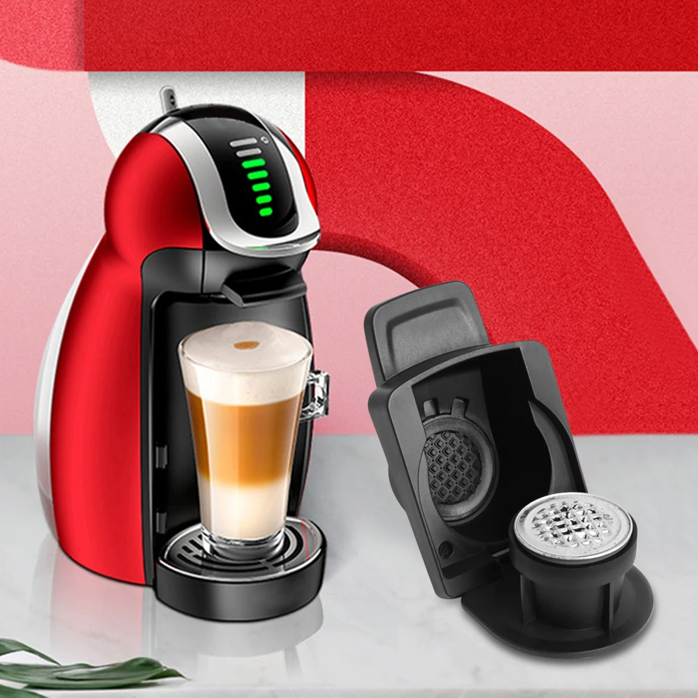 Капсульный адаптер для оригинальных капсул Nespresso преобразует в держатель инструмент преобразования, совместимый с Dolce Gusto Crema Maker
Капсульный адаптер для оригинальных капсул Nespresso преобразует в держатель инструмент преобразования, совместимый с Dolce Gusto Crema Maker