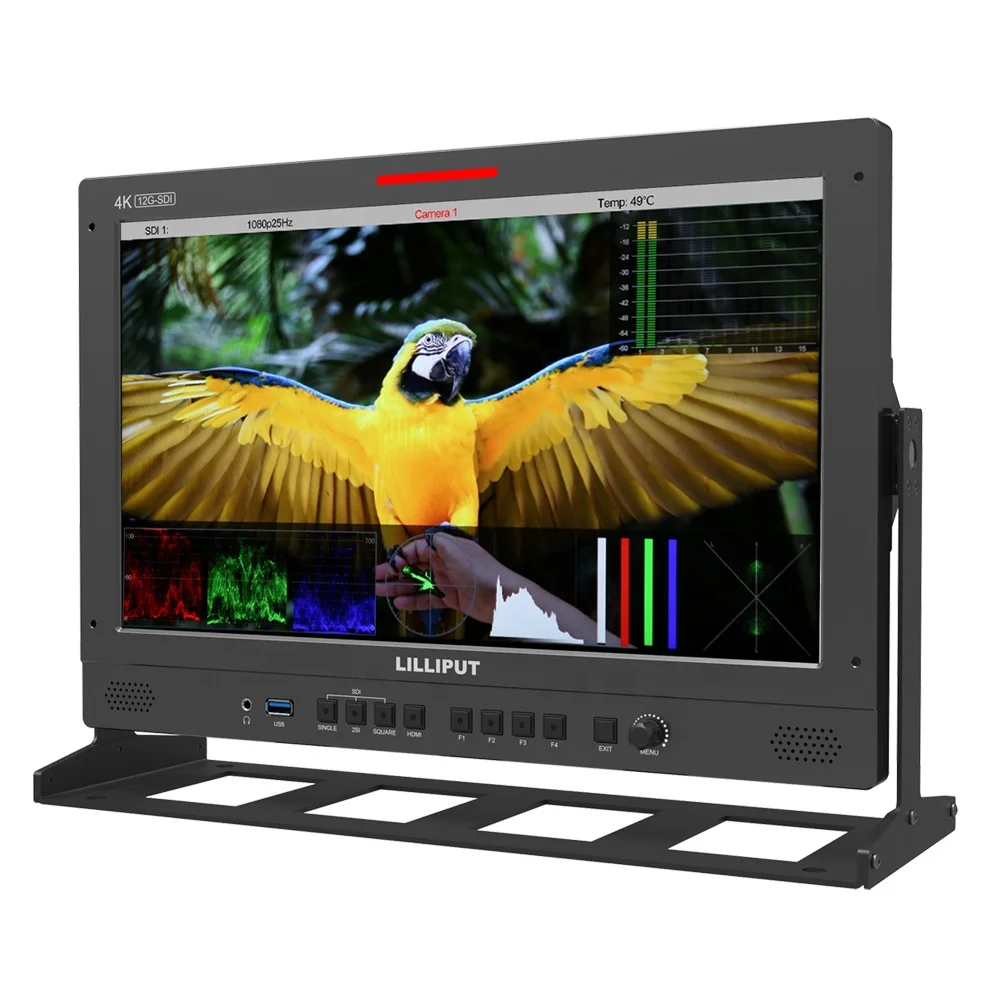 LILLIPUT Q17 17.3 inch 4K 12G-SDI HDMI 2.0 12G SFP Production Broadcast HDR Monitor with Waveform PIP mode,Remote terminal
LILLIPUT Q17 17.3 inch 4K 12G-SDI HDMI 2.0 12G SFP Production Broadcast HDR Monitor with Waveform PIP mode,Remote terminal