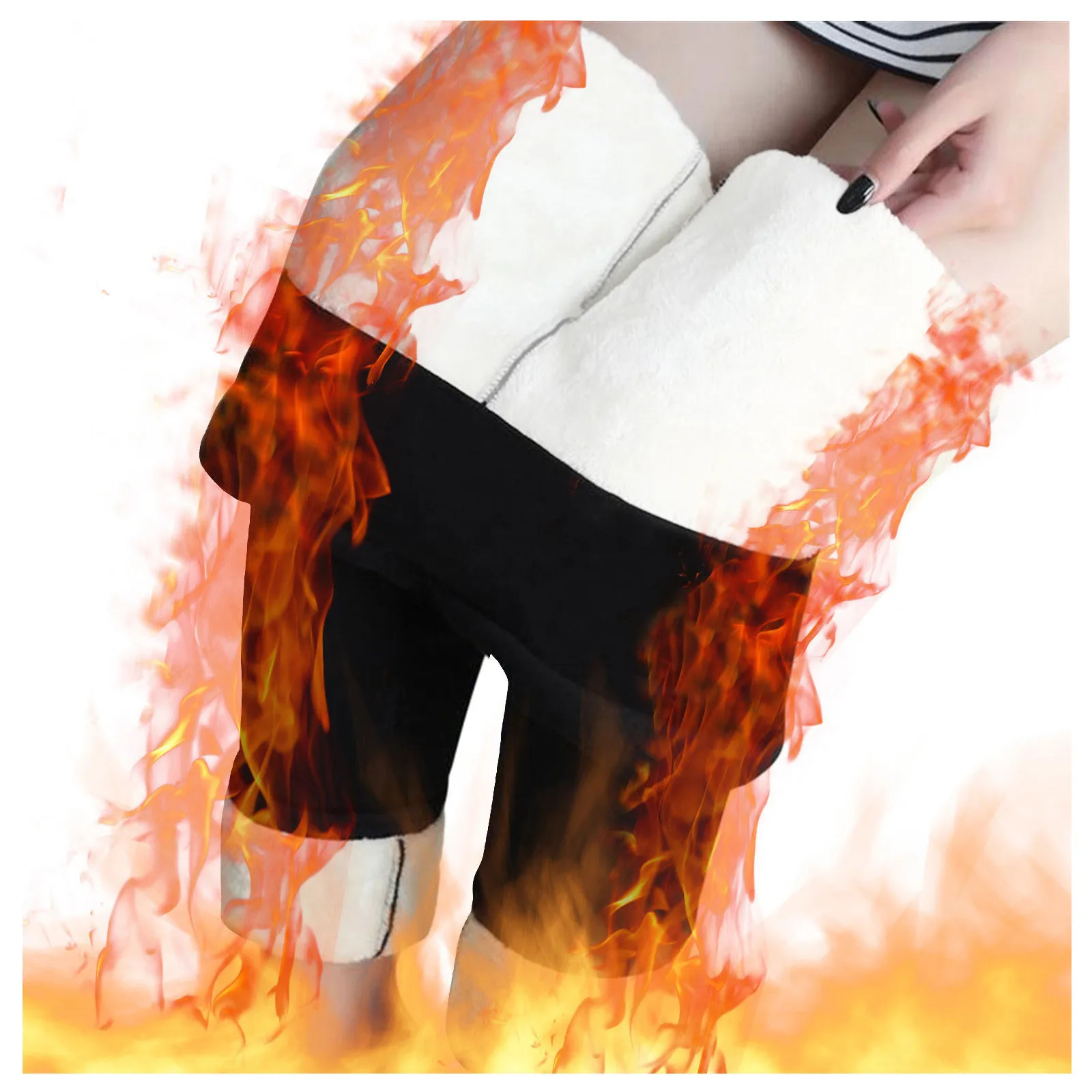 Women's Bottoming Trousers Autumn And Winter Warm Plus Velvet Thickening Leggings High Waist Elastic Small Foot Trousers new
Women's Bottoming Trousers Autumn And Winter Warm Plus Velvet Thickening Leggings High Waist Elastic Small Foot Trousers new