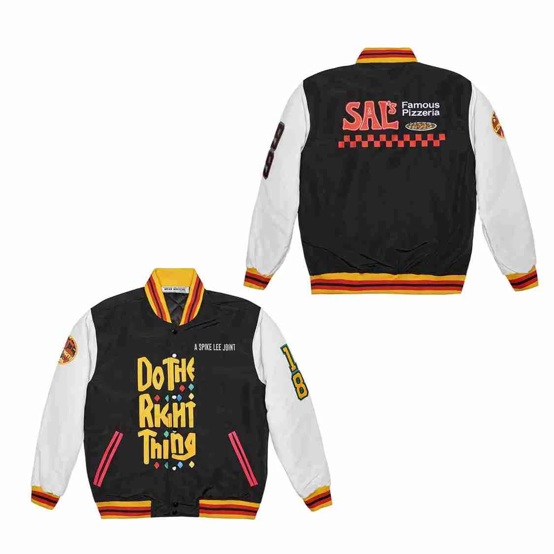 BG Jacket DOTHE RIGHT THING Embroidery sewing outdoor exercise coat Black SATIN JACKET size XS-3XL 2021 new
BG Jacket DOTHE RIGHT THING Embroidery sewing outdoor exercise coat Black SATIN JACKET size XS-3XL 2021 new