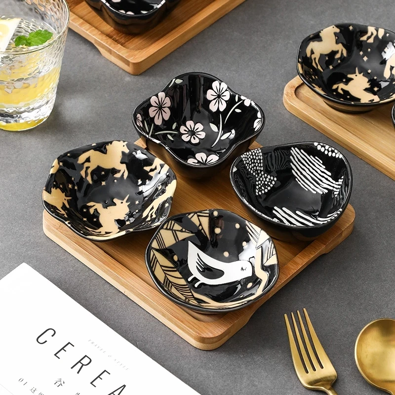 Ceramic Seasoning dish Sauce Dish Japanese Sushi Soy Seas sauce dish gravy Vinegar Jam Dishes Kitchen Small Plate Tableware
Ceramic Seasoning dish Sauce Dish Japanese Sushi Soy Seas sauce dish gravy Vinegar Jam Dishes Kitchen Small Plate Tableware
