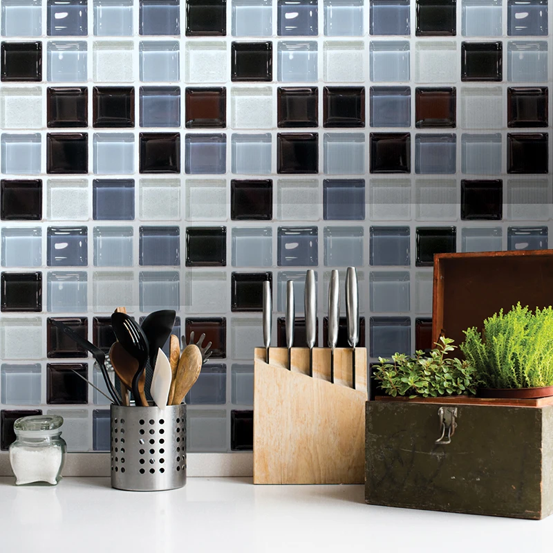 12Pcs 3D Mosaic Tile Backsplash Wall Sticker Vinyl Bathroom Kitchen Home Decor Waterproof DIY Wall Decorative Simulation Decals
12Pcs 3D Mosaic Tile Backsplash Wall Sticker Vinyl Bathroom Kitchen Home Decor Waterproof DIY Wall Decorative Simulation Decals