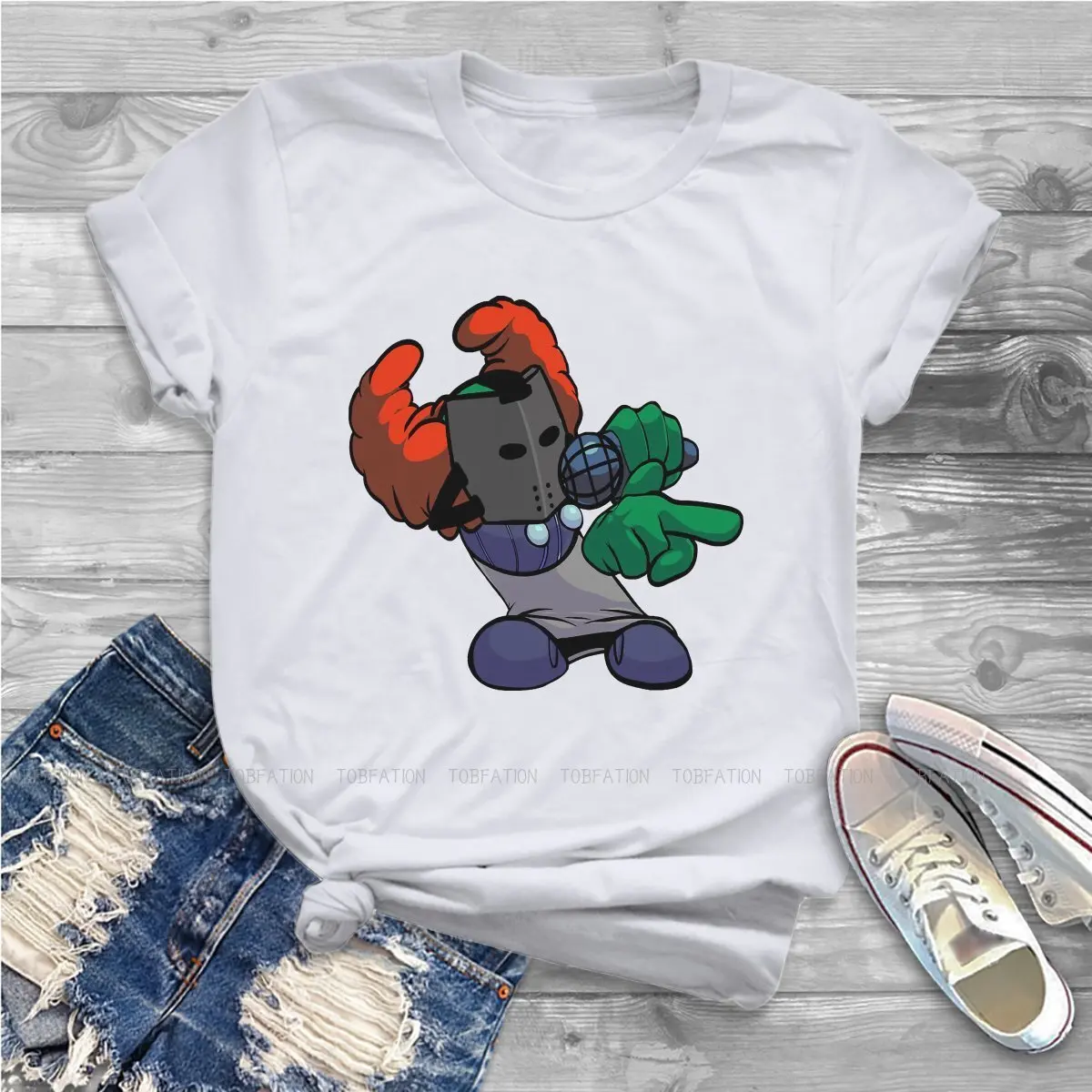 Tricky Feminine Shirts Friday Night Funkin Music Rhythm Game T-shirt Harajuku Vintage Female Blusas
Tricky Feminine Shirts Friday Night Funkin Music Rhythm Game T-shirt Harajuku Vintage Female Blusas
