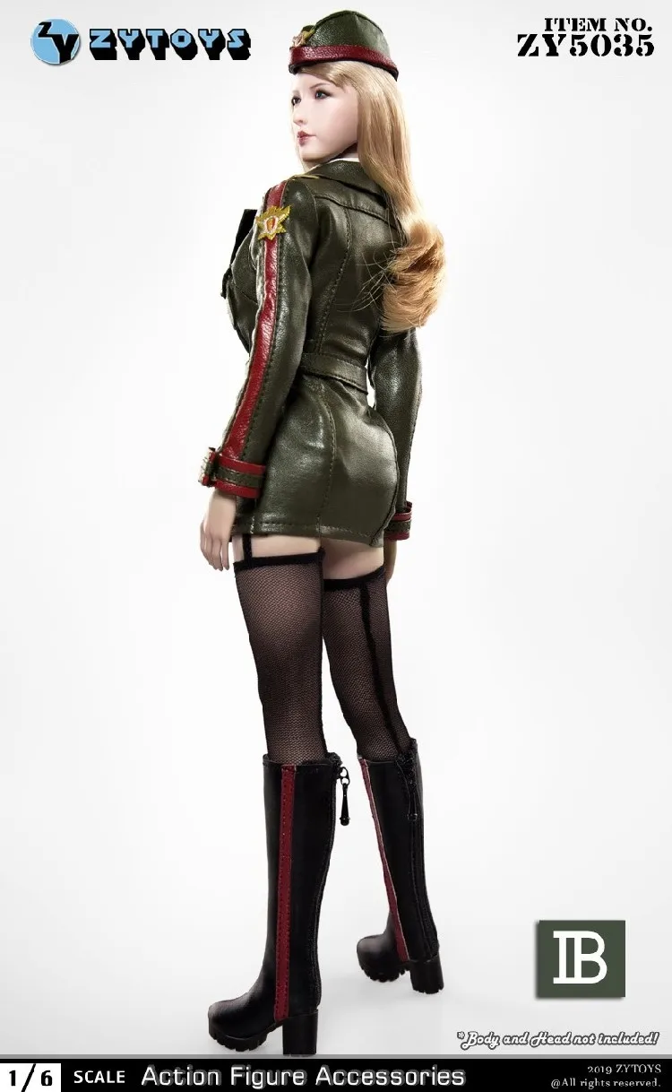 ZYTOYS ZY5035 1:6 Scale Female General Female Officer Female Military Uniform Uniform Leather Suit 12-inch Female Doll Available
ZYTOYS ZY5035 1:6 Scale Female General Female Officer Female Military Uniform Uniform Leather Suit 12-inch Female Doll Available