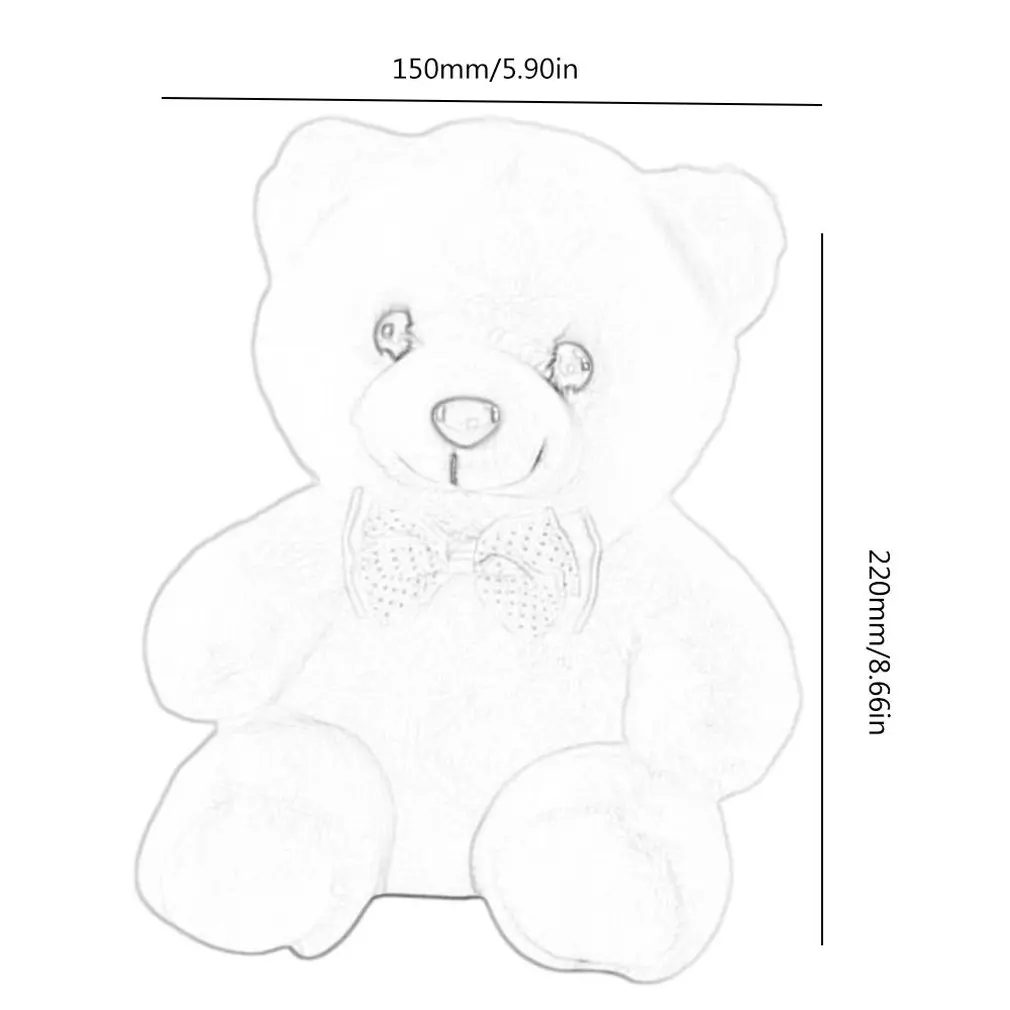 Romantic Pink Glowing Bear Glitter Teddy Plush Doll Toy Creative Doll Christmas Gift Birthday Decoration
Romantic Pink Glowing Bear Glitter Teddy Plush Doll Toy Creative Doll Christmas Gift Birthday Decoration