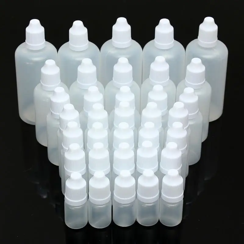 5/7pcs Empty Plastic Squeezable Dropper Bottles Eye Liquid Dropper Sample Eyes Drop Refillable Bottle 5/10/15/20/30/50/100ml
5/7pcs Empty Plastic Squeezable Dropper Bottles Eye Liquid Dropper Sample Eyes Drop Refillable Bottle 5/10/15/20/30/50/100ml