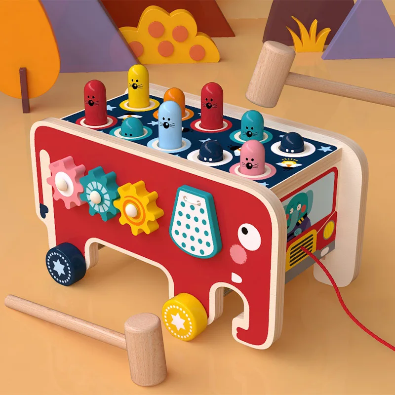 Whack-A-mole Hamer Stampende Speelgoed Baby Peuter Kids Houten Leuk Spel Montessori Activiteit Speelgoed Voor Kinderen Olifant
Whack-A-mole Hamer Stampende Speelgoed Baby Peuter Kids Houten Leuk Spel Montessori Activiteit Speelgoed Voor Kinderen Olifant