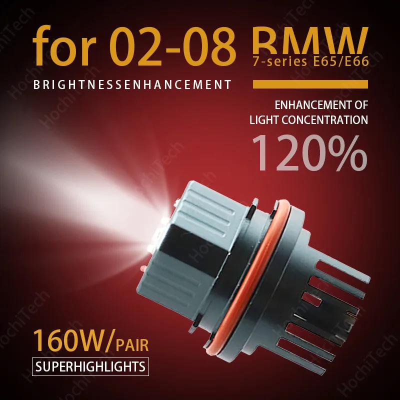 6000K 80W White LED Lights Angel Eyes Ring Marker Bulbs for 02-08 BMW 7-series E65 E66 Super Bright
6000K 80W White LED Lights Angel Eyes Ring Marker Bulbs for 02-08 BMW 7-series E65 E66 Super Bright