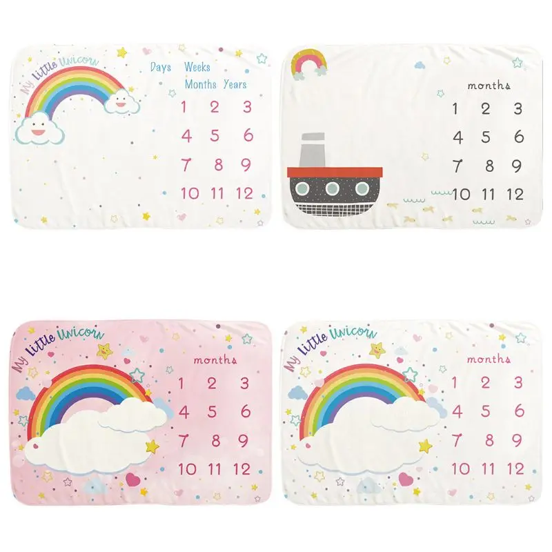 Baby Monthly Record Growth Milestone Blanket Newborn Photography Props Children Photo Creative Rainbow Background Cloth
Baby Monthly Record Growth Milestone Blanket Newborn Photography Props Children Photo Creative Rainbow Background Cloth
