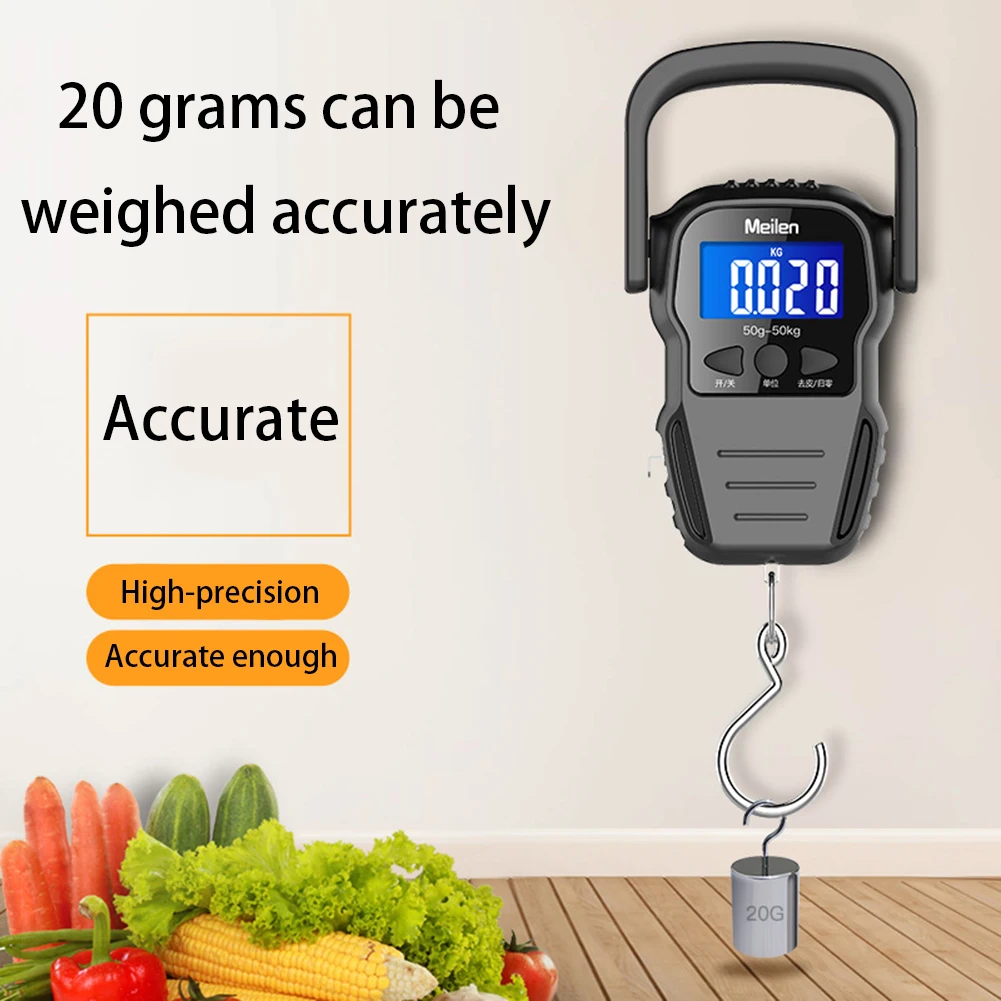 50Kgx10g Hanging Scale Digital Handy Pocket Fish Hook Scale Electronic Weighting Luggage Scale Mini Travel LED Display Scale
50Kgx10g Hanging Scale Digital Handy Pocket Fish Hook Scale Electronic Weighting Luggage Scale Mini Travel LED Display Scale