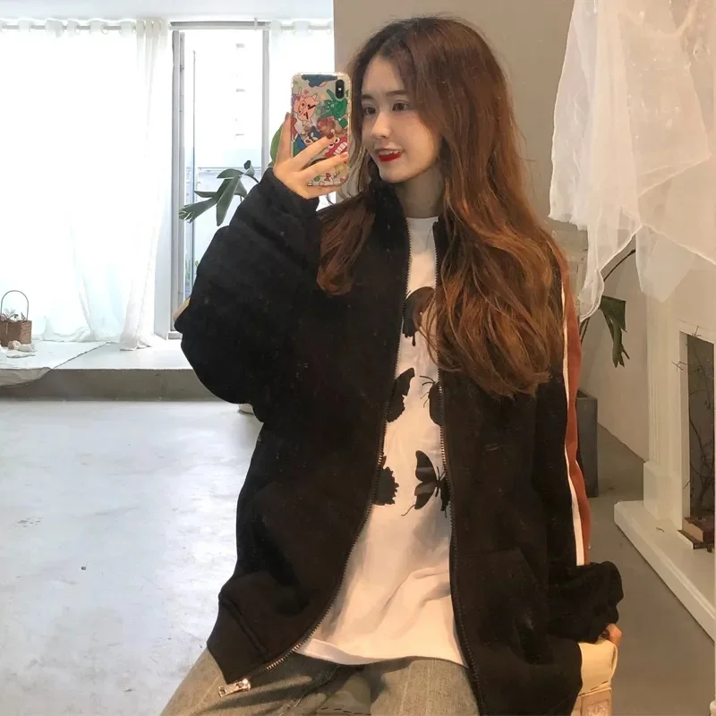 ZOGAA Casual Zip-Up Hoodies Women Clothing Plus Size Korean Style Long Sleeve Harajuku Oversized Streetwear Sweatshirt Pink Tops
ZOGAA Casual Zip-Up Hoodies Women Clothing Plus Size Korean Style Long Sleeve Harajuku Oversized Streetwear Sweatshirt Pink Tops