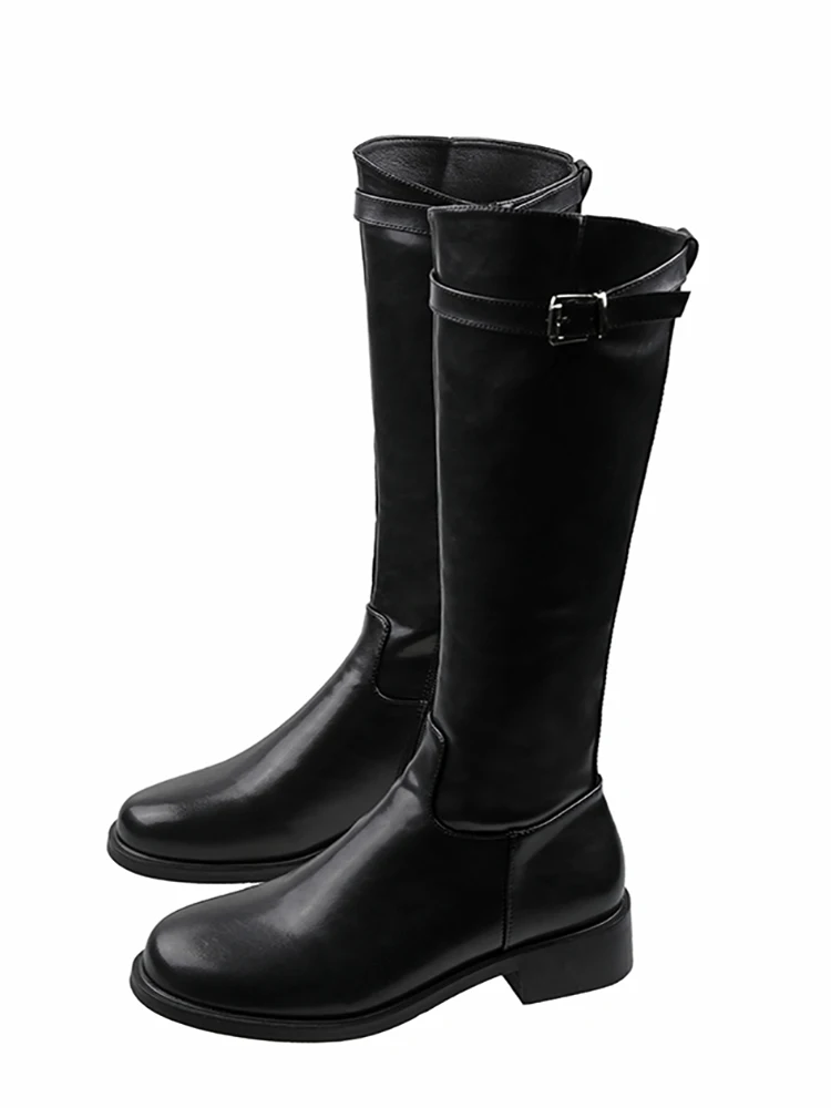 Long boots women's winter 2020 new side zipper thick heel plus velvet warm over the knee boots
Long boots women's winter 2020 new side zipper thick heel plus velvet warm over the knee boots