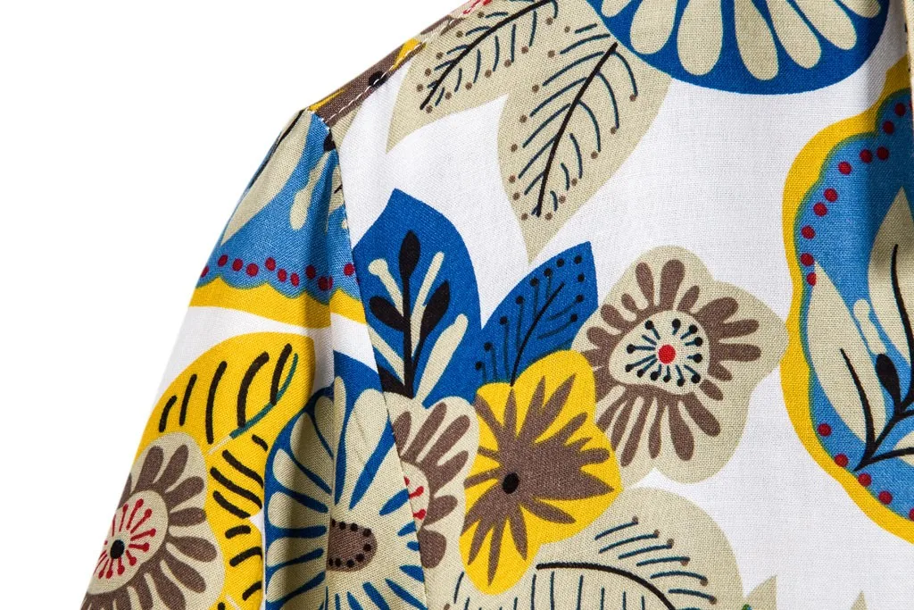 Casual man's shirt male Hawaiian Shirt Blouse Ethnic Short Sleeve Cotton Linen Printing 2020 summer beach Loose Buttons #1224
Casual man's shirt male Hawaiian Shirt Blouse Ethnic Short Sleeve Cotton Linen Printing 2020 summer beach Loose Buttons #1224