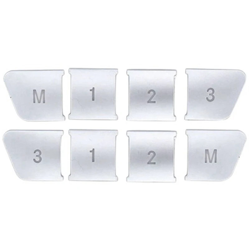 Car Styling Seat Adjust Memory 1 2 3 M Button Cover Sitckers for Mercedes Benz GLA CLA GLK GLE CLS ML GL a B C E Class
Car Styling Seat Adjust Memory 1 2 3 M Button Cover Sitckers for Mercedes Benz GLA CLA GLK GLE CLS ML GL a B C E Class