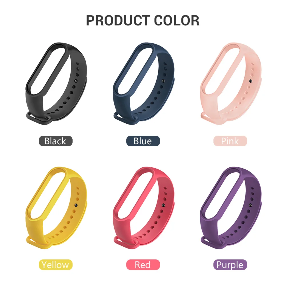 6colors TPU Watch Bracelet Wrist Strap For Xiaomi Mi Band 5 Miband Smart Watch M5 Bands Replacement Bracelet Strap Accessories
6colors TPU Watch Bracelet Wrist Strap For Xiaomi Mi Band 5 Miband Smart Watch M5 Bands Replacement Bracelet Strap Accessories