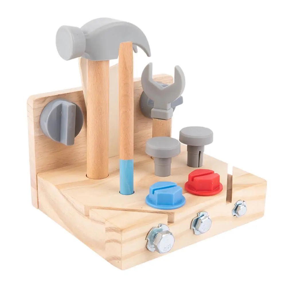 Wooden Toolbox Pretend Play Set Montessori Children Toy For Boys Nut Disassembly Screw Assembly Simulation Repair Carpenter Tool
Wooden Toolbox Pretend Play Set Montessori Children Toy For Boys Nut Disassembly Screw Assembly Simulation Repair Carpenter Tool