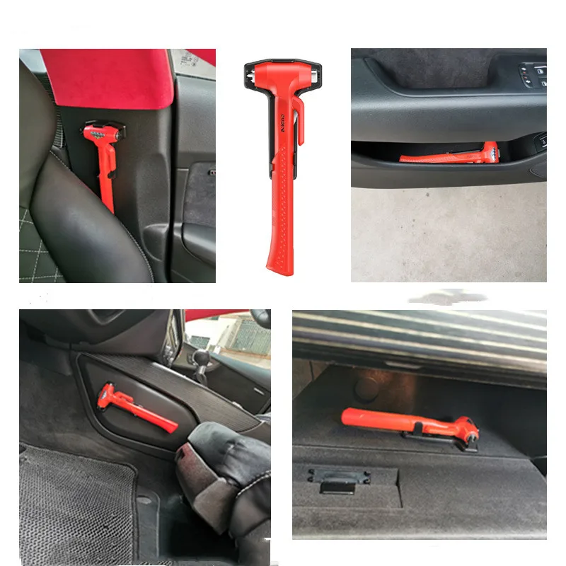 Safety Hammer Emergency Car Hammer Glass Breaker Seatbelt Cutter Window Escape Blade Tool
Safety Hammer Emergency Car Hammer Glass Breaker Seatbelt Cutter Window Escape Blade Tool