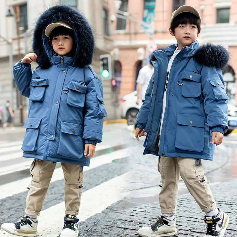 children`s Down Jacket For Boys 2020 -30 Degree Russian Winter Thick Warm Winter Coat 4-11 Years Kids Teenage Outerwear Parka
children`s Down Jacket For Boys 2020 -30 Degree Russian Winter Thick Warm Winter Coat 4-11 Years Kids Teenage Outerwear Parka