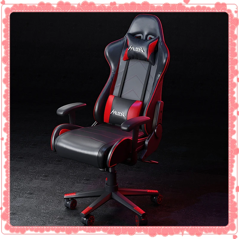 Hot Elevating Reclining Gaming Chair with Armrest Cushion Black Red Home Office Supplies Swivel Ergonomic S-type Multifunctional
Hot Elevating Reclining Gaming Chair with Armrest Cushion Black Red Home Office Supplies Swivel Ergonomic S-type Multifunctional