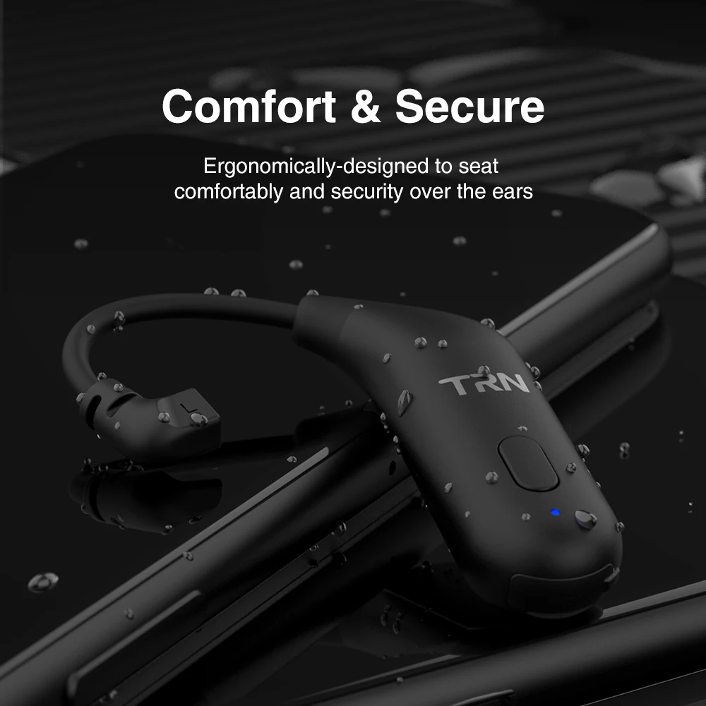 Новинка ушной крючок для наушников TRN BT20 Bluetooth 5 0 улучшенный кабель
