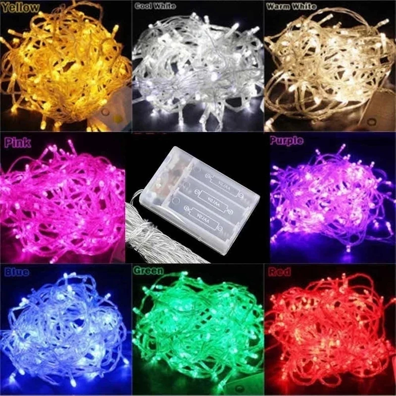 LED String Lights 3*AA Battery Operated 20M 10M 4M 2M Waterproof Fairy LED Christmas Lights For Holiday Party Wedding Decoration
LED String Lights 3*AA Battery Operated 20M 10M 4M 2M Waterproof Fairy LED Christmas Lights For Holiday Party Wedding Decoration