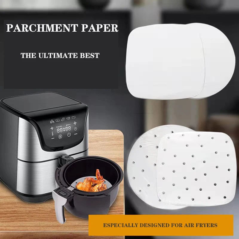 Air Fryer Pad Parchment Paper Square Baking Accessories Round Oven Oil Absorption Kitchen Airfryer Paper 100pcs/Pack
Air Fryer Pad Parchment Paper Square Baking Accessories Round Oven Oil Absorption Kitchen Airfryer Paper 100pcs/Pack