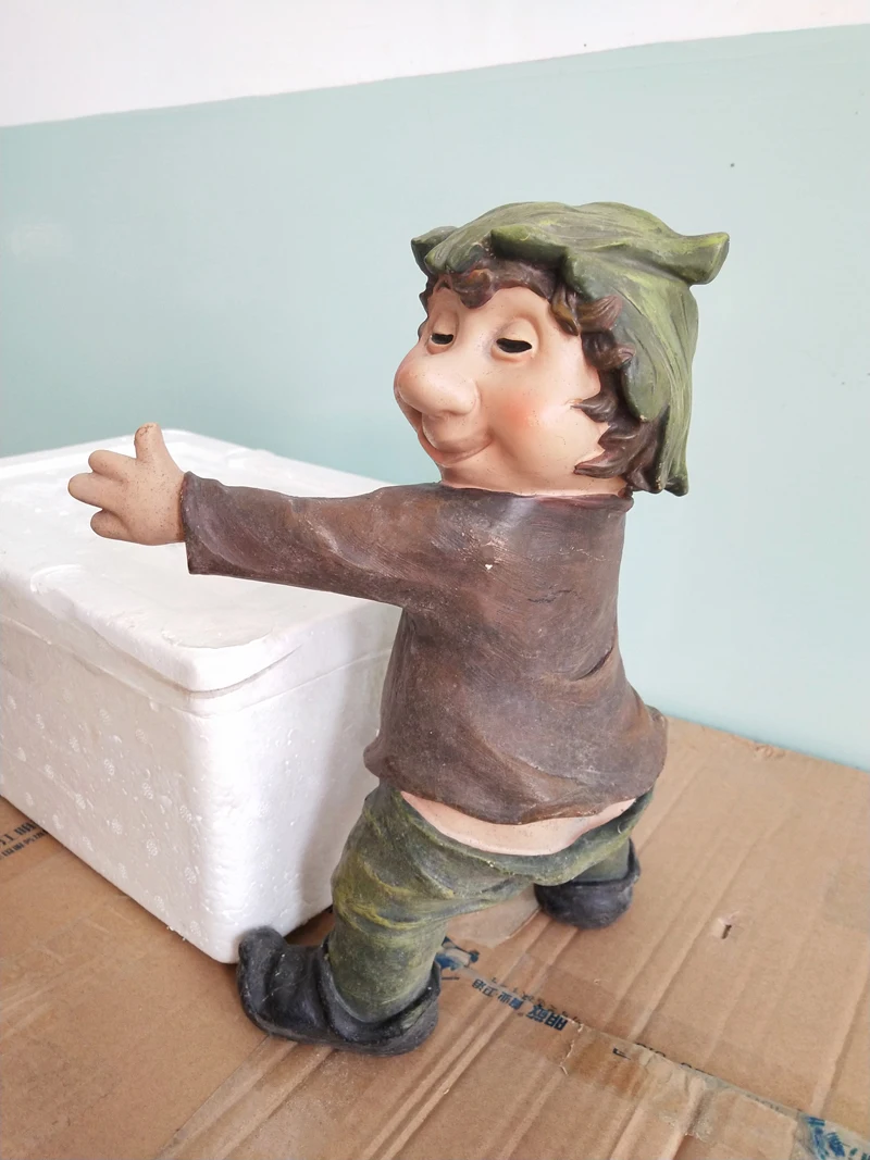 Garden Resin Dwarf Figurine Flower Pots Decoration Courtyard Sculpture
Garden Resin Dwarf Figurine Flower Pots Decoration Courtyard Sculpture