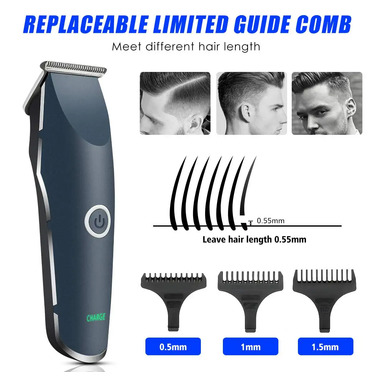 Hair Clipper Men Professional Electric Hair Trimmer Kit Cordless USB Rechargeable Clipper Barber Haircut Machine Adults Tool Kit
Hair Clipper Men Professional Electric Hair Trimmer Kit Cordless USB Rechargeable Clipper Barber Haircut Machine Adults Tool Kit