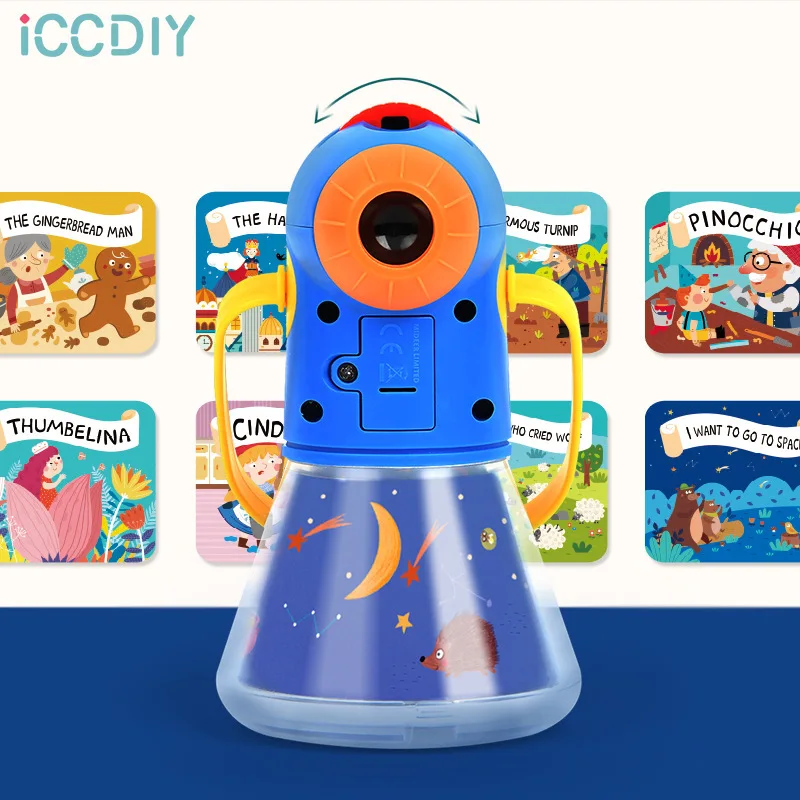 Children's Toy Storybook Torch Projector Kaleidoscope Sky Handrail Galaxy Night Light Up Cartoon Baby Toys Kids Educational Toys
Children's Toy Storybook Torch Projector Kaleidoscope Sky Handrail Galaxy Night Light Up Cartoon Baby Toys Kids Educational Toys