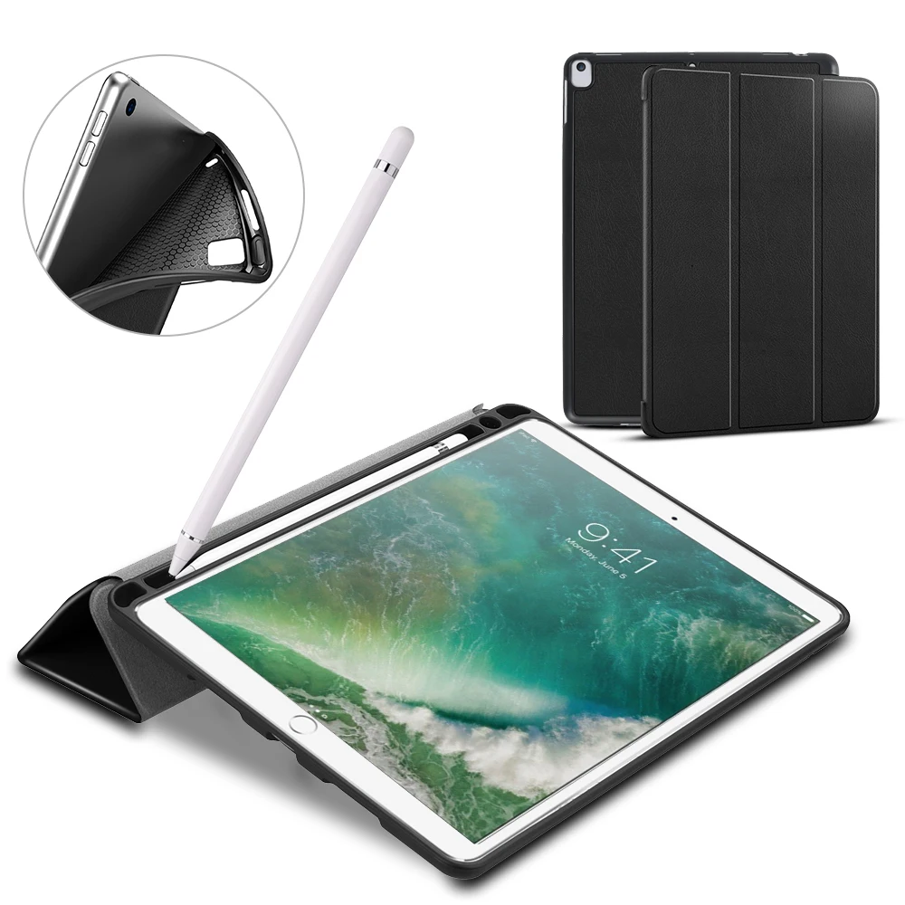 Tablet Case for Ipad Air 3 10.5 Silicone Cover for Ipad 10.5 with Pencil Holder PU Leather Magnetic TPU Shell for Ipad 2019 
Tablet Case for Ipad Air 3 10.5 Silicone Cover for Ipad 10.5 with Pencil Holder PU Leather Magnetic TPU Shell for Ipad 2019