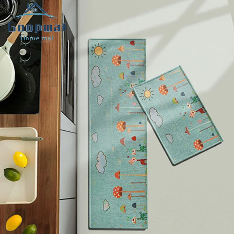 Modern Kitchen Mat Strip Bedroom Entrance Door Mat Home Non-slip Water-absorbing Strip Carpet Home Bedroom Living Room Floor Mat
Modern Kitchen Mat Strip Bedroom Entrance Door Mat Home Non-slip Water-absorbing Strip Carpet Home Bedroom Living Room Floor Mat
