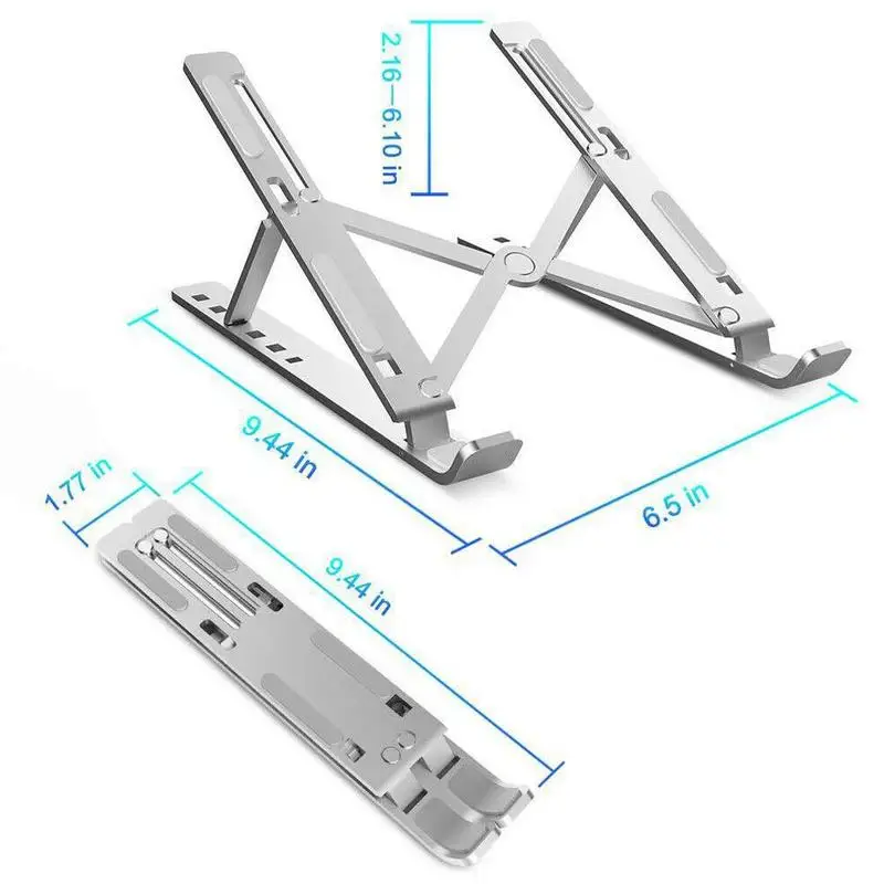 Portable Laptop Stand Foldable Notebook Stand Holder For Lapdesk Aluminum Alloy Computer Cooling Bracket Book Holder
Portable Laptop Stand Foldable Notebook Stand Holder For Lapdesk Aluminum Alloy Computer Cooling Bracket Book Holder