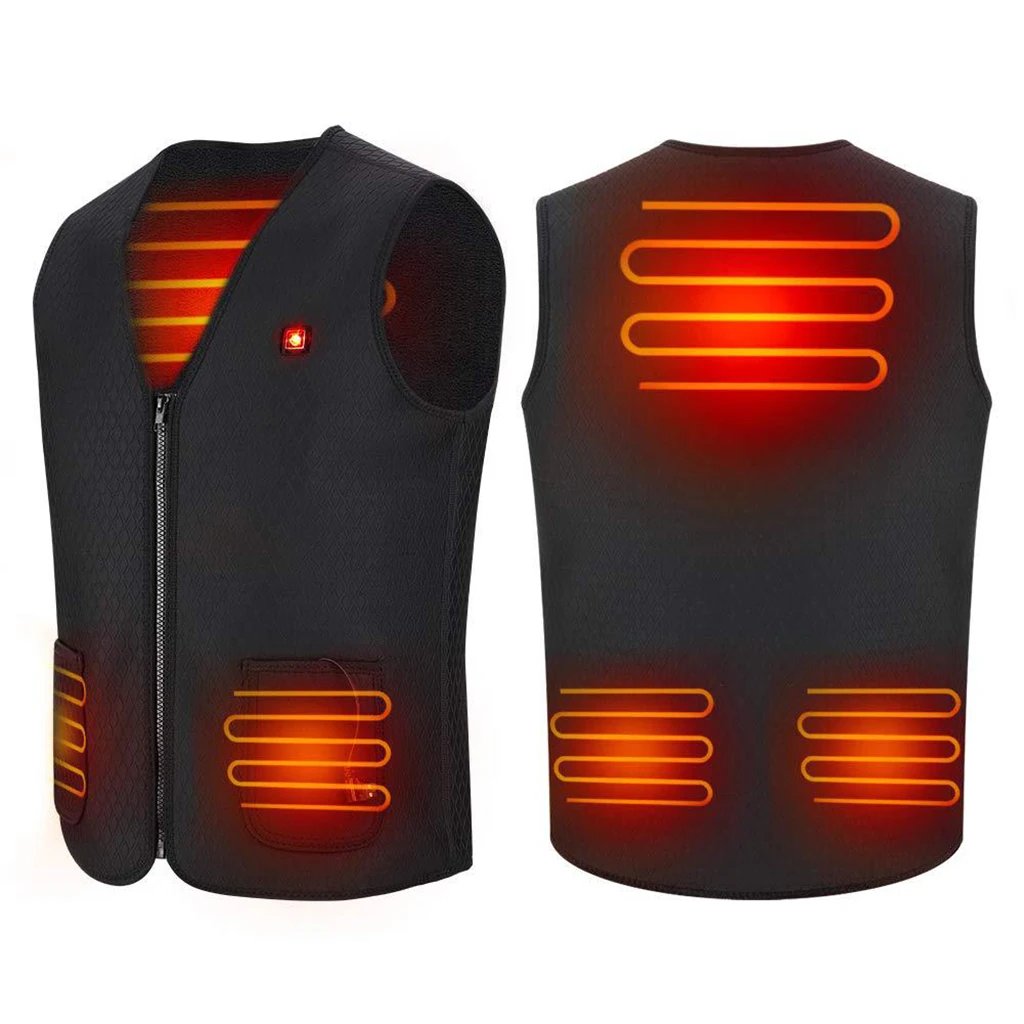 USB Charging Heated Vest Electric Washable Heating Vest Waistcoat Warming Outdoor Skiing Fishing Hiking Cycling Heater Men Women 
USB Charging Heated Vest Electric Washable Heating Vest Waistcoat Warming Outdoor Skiing Fishing Hiking Cycling Heater Men Women