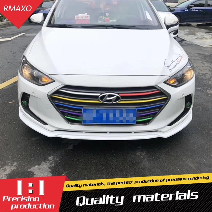 Для Hyundai Elantra Body kit спойлер 2016 2018 BCC ABS задний передний бампер диффузор защитные