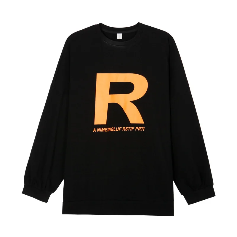 Women 2021 New Fleece Sweatshirts Loose Streetwear Top Autumn Spring O Neck Pullover Hoody Mens 
Women 2021 New Fleece Sweatshirts Loose Streetwear Top Autumn Spring O Neck Pullover Hoody Mens