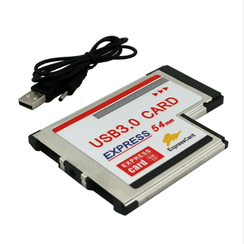 Фото 54 мм сетевая карта USB 3 0 PCMCIA на 2 портный Dual Порты скорость - купить